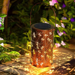 Schimmernde Solarlaterne für romantische Gartenabende
