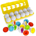 Farbenfrohes Eier-Puzzle für Kinder – Spielend Lernen