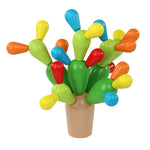 Wooden Cactus Stacking Game – Balancing Toy for Fun