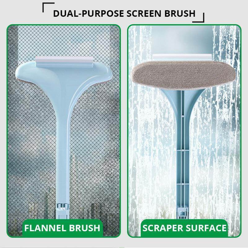 Window Screen Cleaning Brush for Streak-Free Results