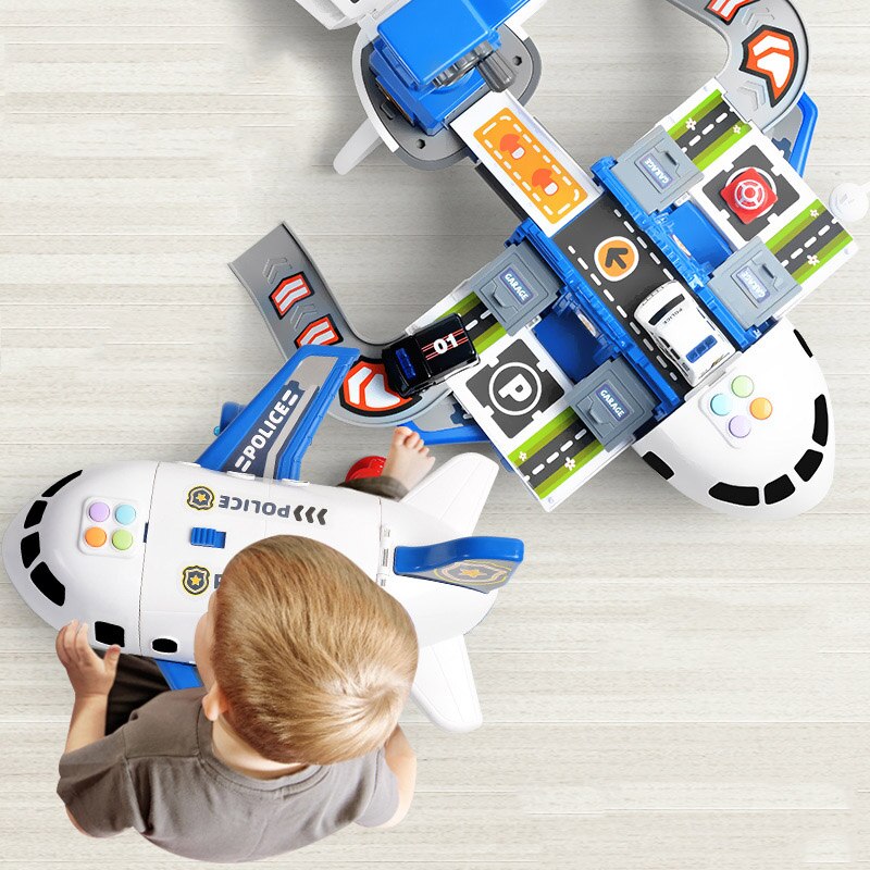 SkyExplorer Flugzeug Spielset – 20-teiliges Rollenspiel- und Bauset für Kinder