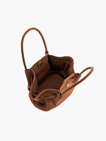 Elegante Wildlederhandtasche für jeden Anlass