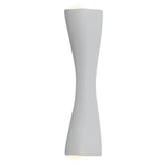 Elegante LED-Wandleuchte mit raffinierter Metalloberfläche