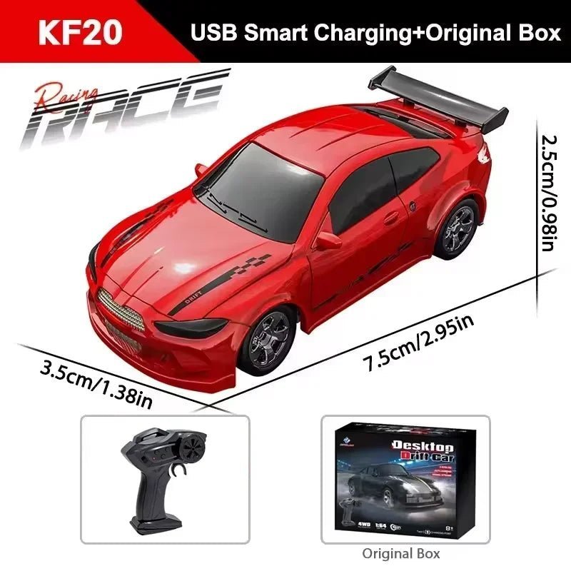 Compact 4WD Remote Control Car with Steady Handling and Quick Speed