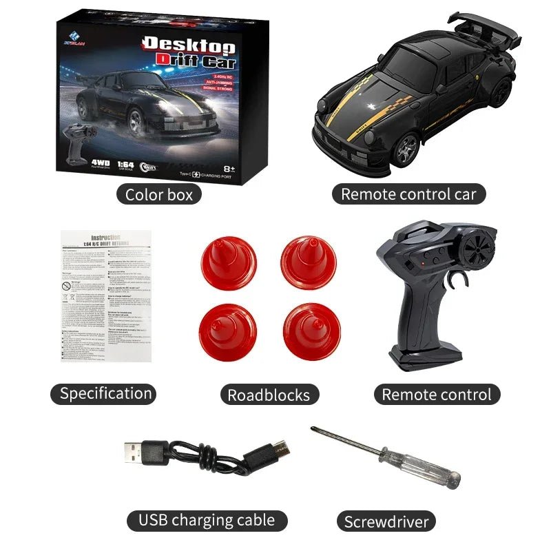 Compact 4WD Remote Control Car with Steady Handling and Quick Speed