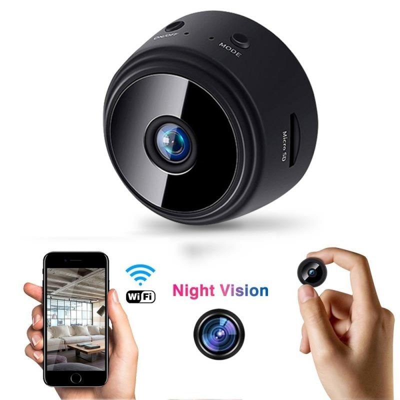 Kompakte HD Sicherheitskamera mit WiFi - Gratis 1 bei 2 Kauf