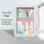 Portable Mini Fridge with 6L, USB Powered for Car, Home, and Travel