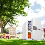 Portable Mini Fridge with 6L, USB Powered for Car, Home, and Travel
