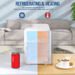 Portable Mini Fridge with 6L, USB Powered for Car, Home, and Travel