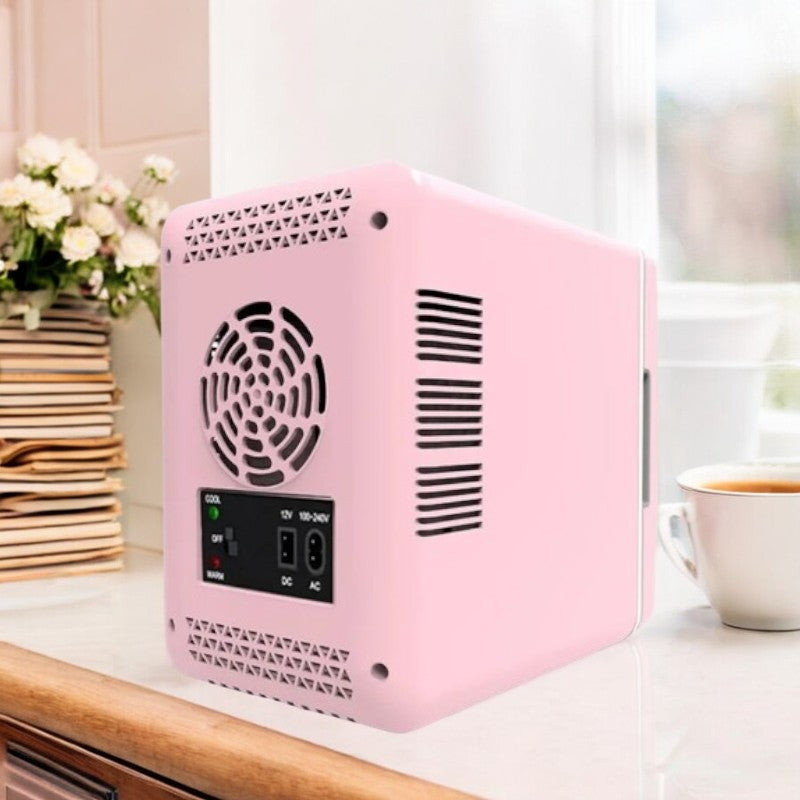 Portable Mini Fridge with 6L, USB Powered for Car, Home, and Travel