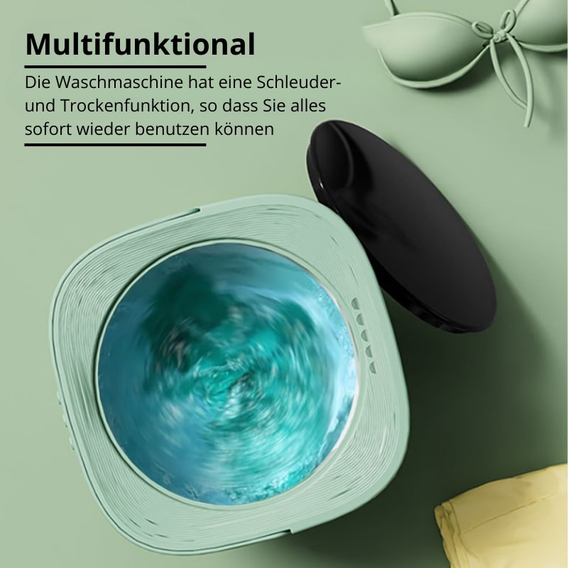 Kompakte Mini Waschmaschine für Reisen und Camping