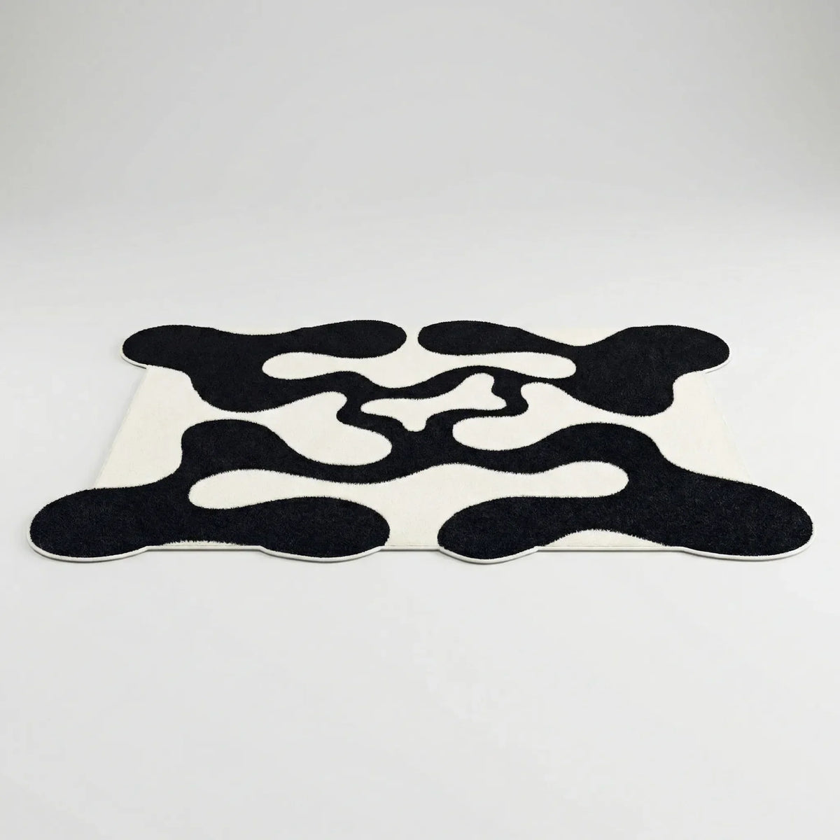 Contemporary Area Rug with Abstract Wave Design - Stylish Home Accent