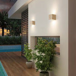 Natura - Stilvolle Wandleuchte aus Travertin mit Warmem LED-Licht