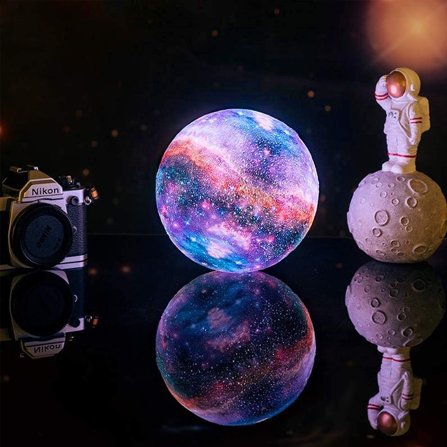 Star Projector Bedside Lamp
