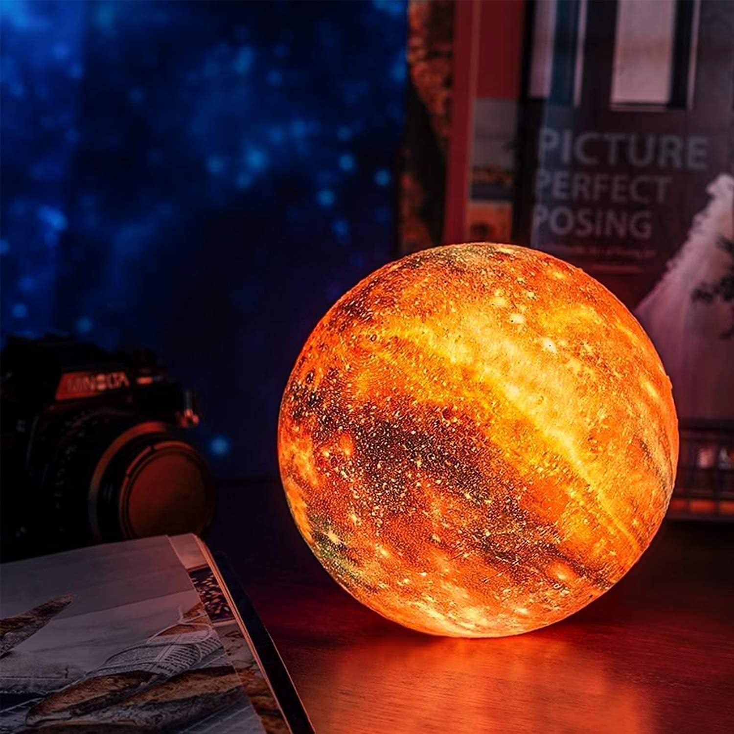 Star Projector Bedside Lamp
