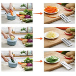 MultiSchnitt 12-in-1 Vegetable Chopper – Versatile and space-saving