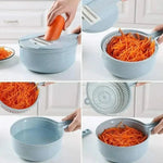 MultiSchnitt 12-in-1 Vegetable Chopper – Versatile and space-saving