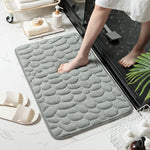 Comfort Bath Mat with Pebble Texture