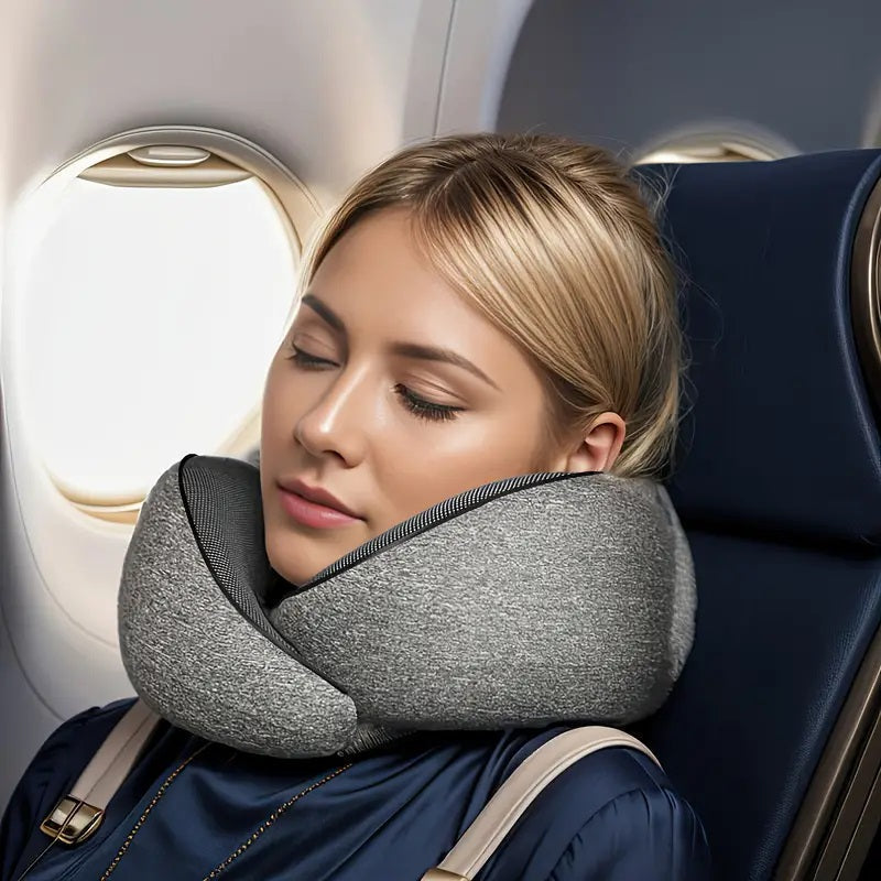 Travel Neck Pillow with Ergonomic Design