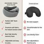 Travel Neck Pillow with Ergonomic Design