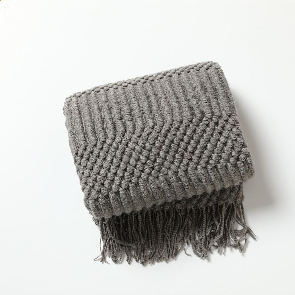 Wärme und Stil: Gemütliche Strickdecke für Ihr Zuhause