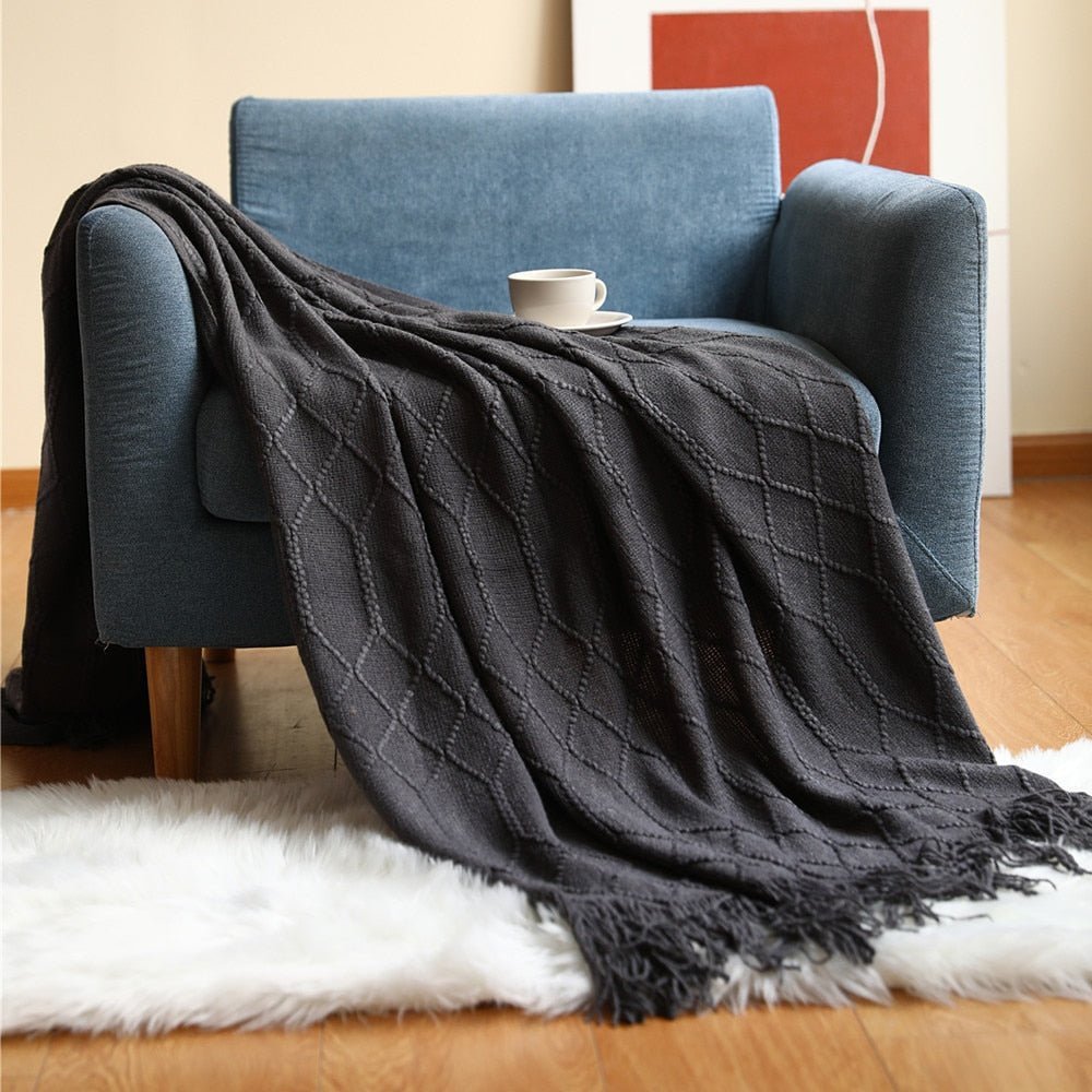 Wärme und Stil: Gemütliche Strickdecke für Ihr Zuhause