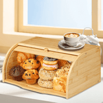 Stilvolle Brotbox aus Holz mit Rolltop – Frische für Ihre Küche