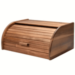 Stilvolle Brotbox aus Holz mit Rolltop – Frische für Ihre Küche