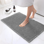 Elegante Badezimmermatte mit rutschfester Unterlage und Waffeldesign