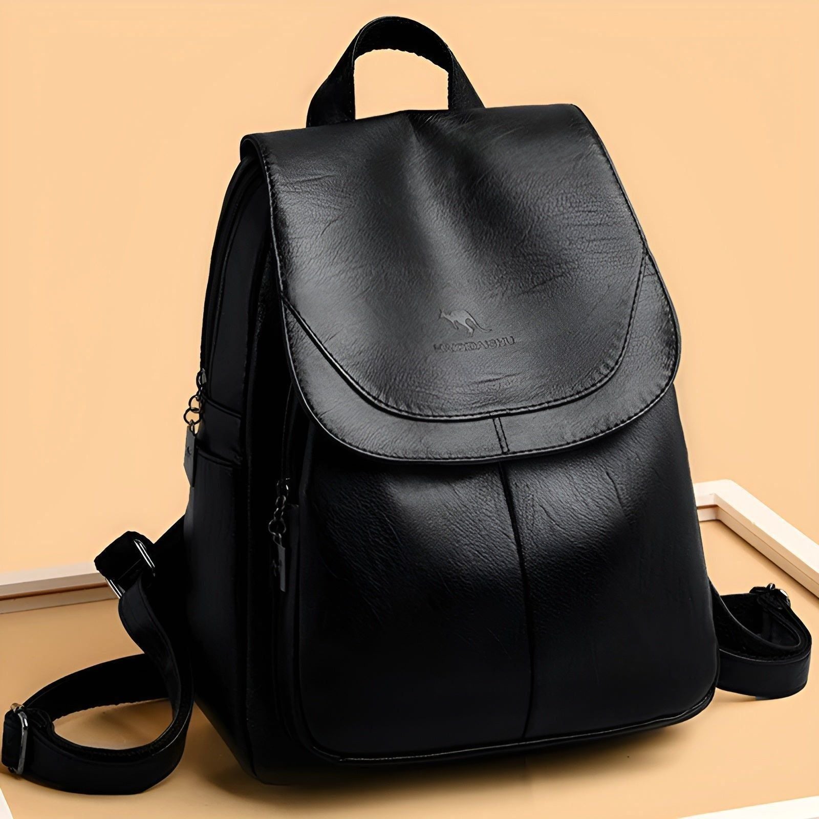 Elegant Women's Leather Backpack – Stylish and Functional
