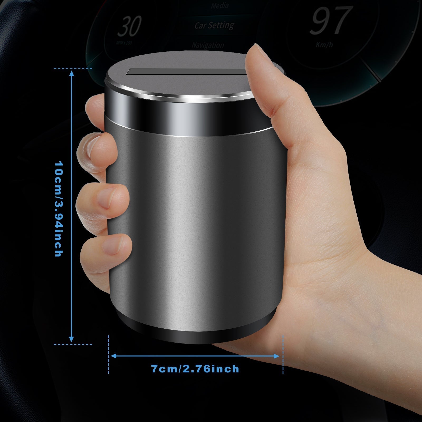 Eleganter automatischer Aschenbecher – umweltfreundliches Design
