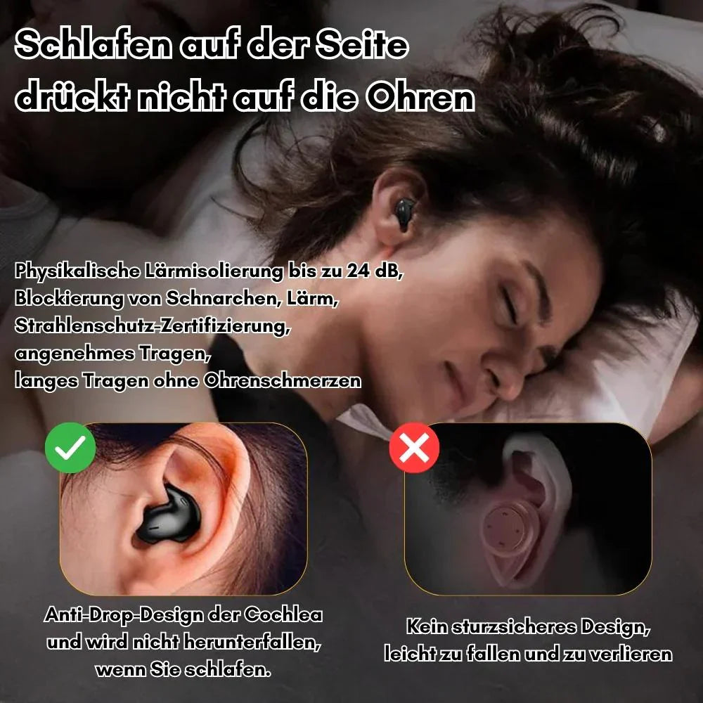 Ultraleichte Bluetooth Ohrstöpsel für erholsamen Schlaf