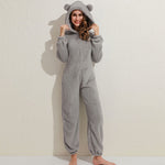 Gemütlicher Fleece Onesie für Damen | Perfekt für Zuhause