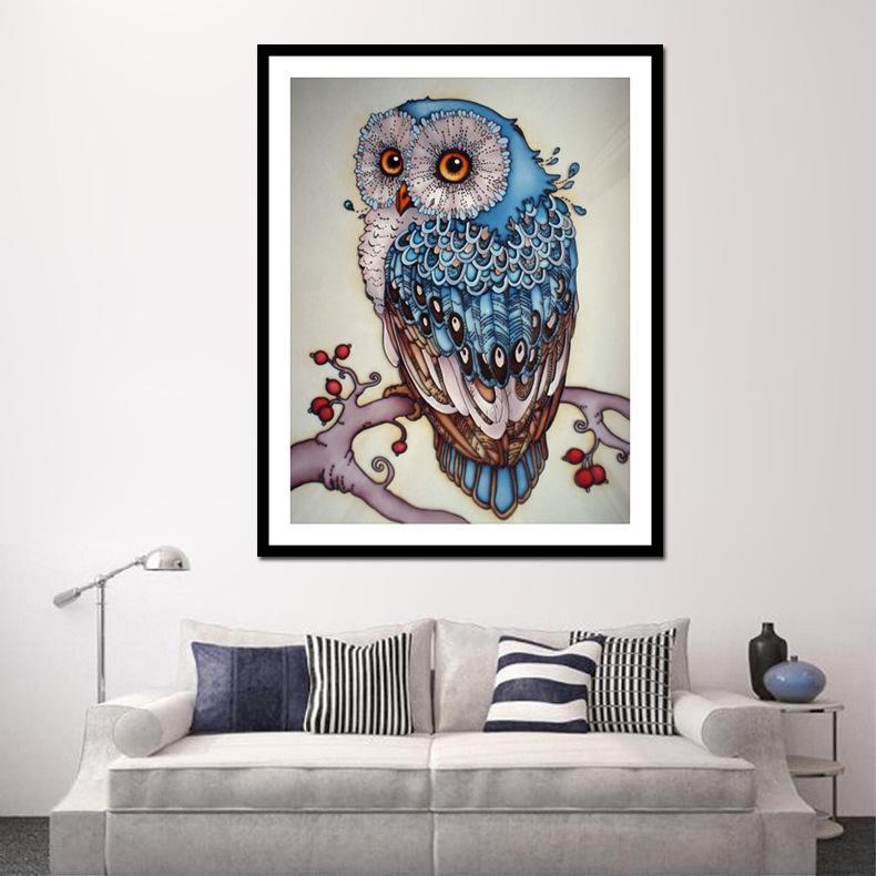 Owl Cartoon - Painting Set