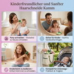 Gentle comb for children's haircuts
