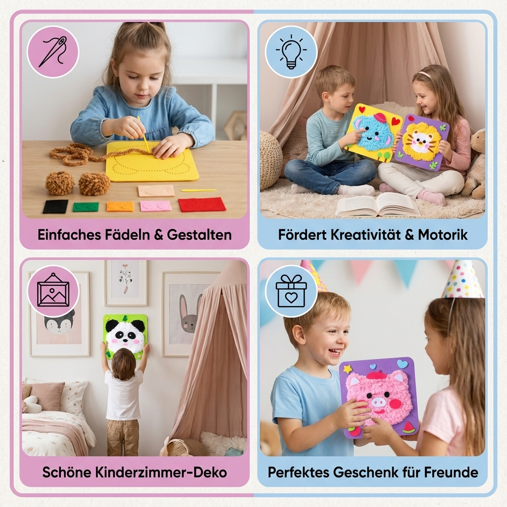 DIY Kit for Embroidery Dolls