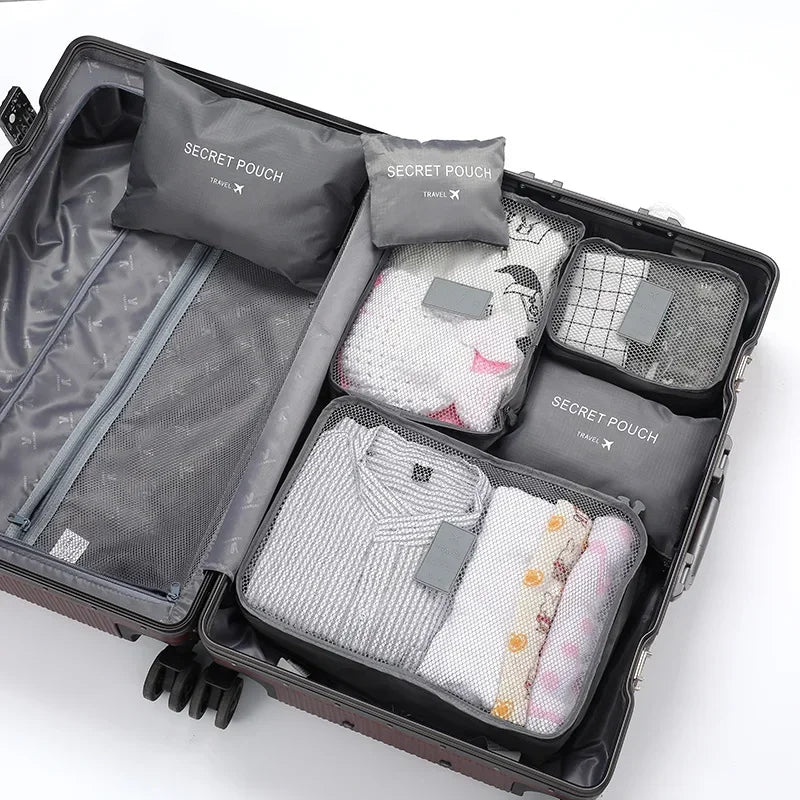 Ordnung im Koffer: Kofferorganizer Set für stressfreies Reisen