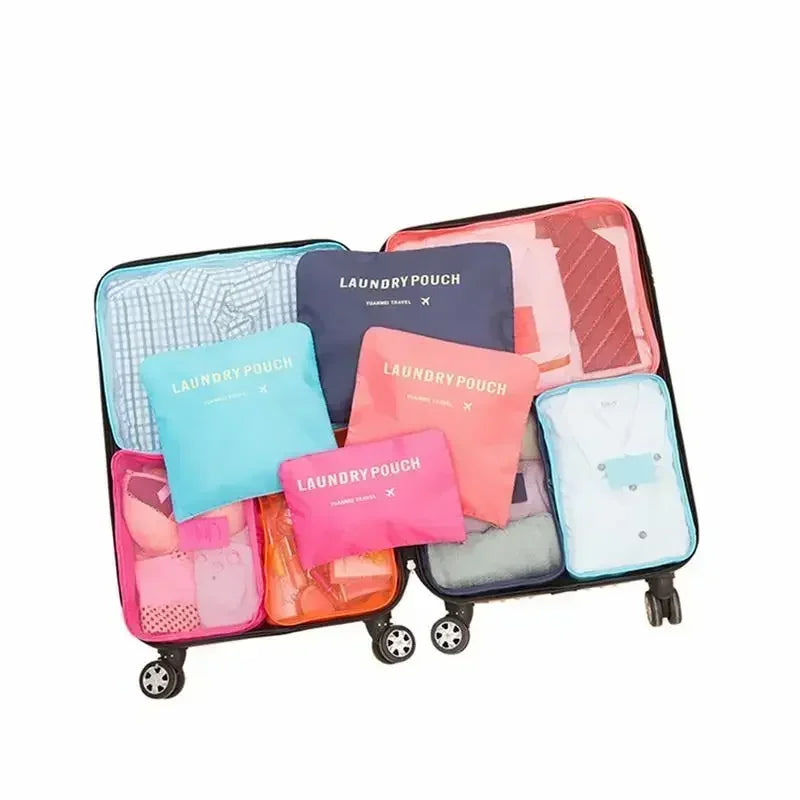Ordnung im Koffer: Kofferorganizer Set für stressfreies Reisen
