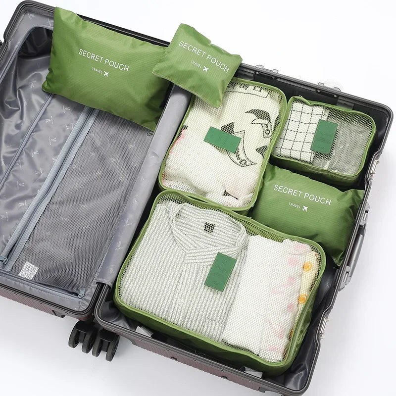 Ordnung im Koffer: Kofferorganizer Set für stressfreies Reisen