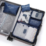 Ordnung im Koffer: Kofferorganizer Set für stressfreies Reisen