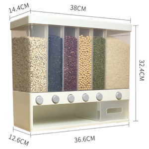 6-in-1 Getreidebehälter für Frühstückszerealien