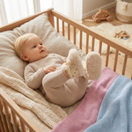 Baby socks with velvety material - Fluffy slippers