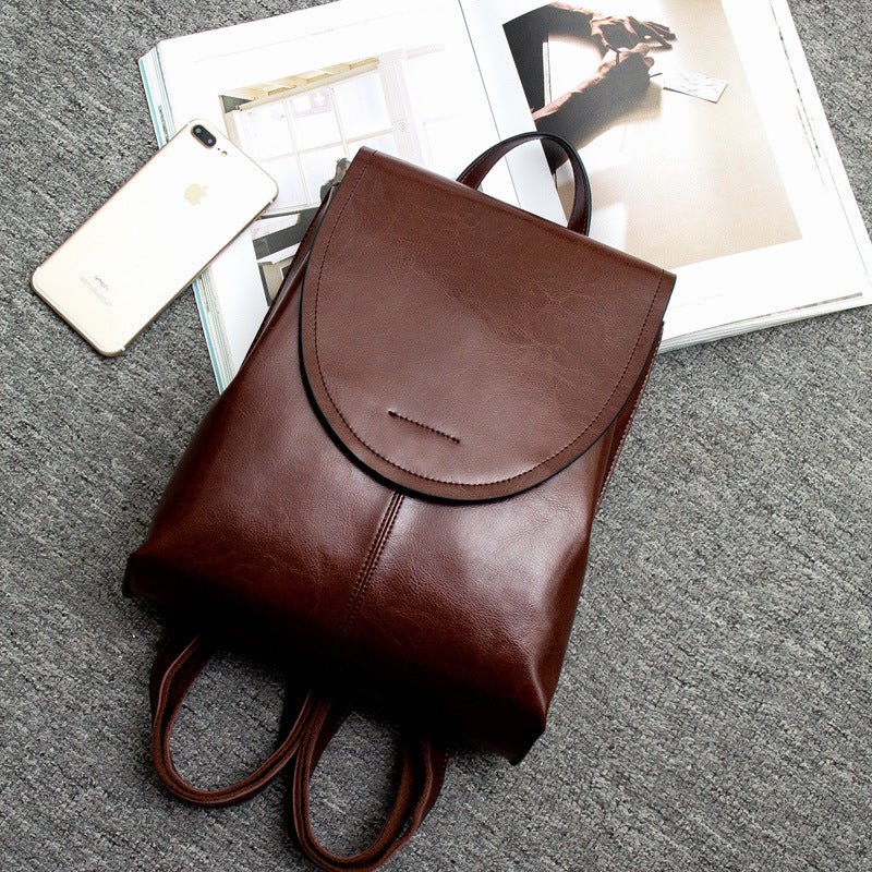 Eleganter Damen-Rucksack aus Leder mit großzügigem Stauraum