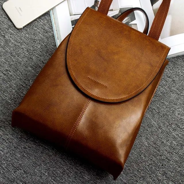 Eleganter Damen-Rucksack aus Leder mit großzügigem Stauraum