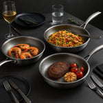 High-quality titanium frying pan for all hob types