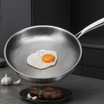 High-quality titanium frying pan for all hob types