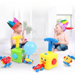 Toy box with balloons