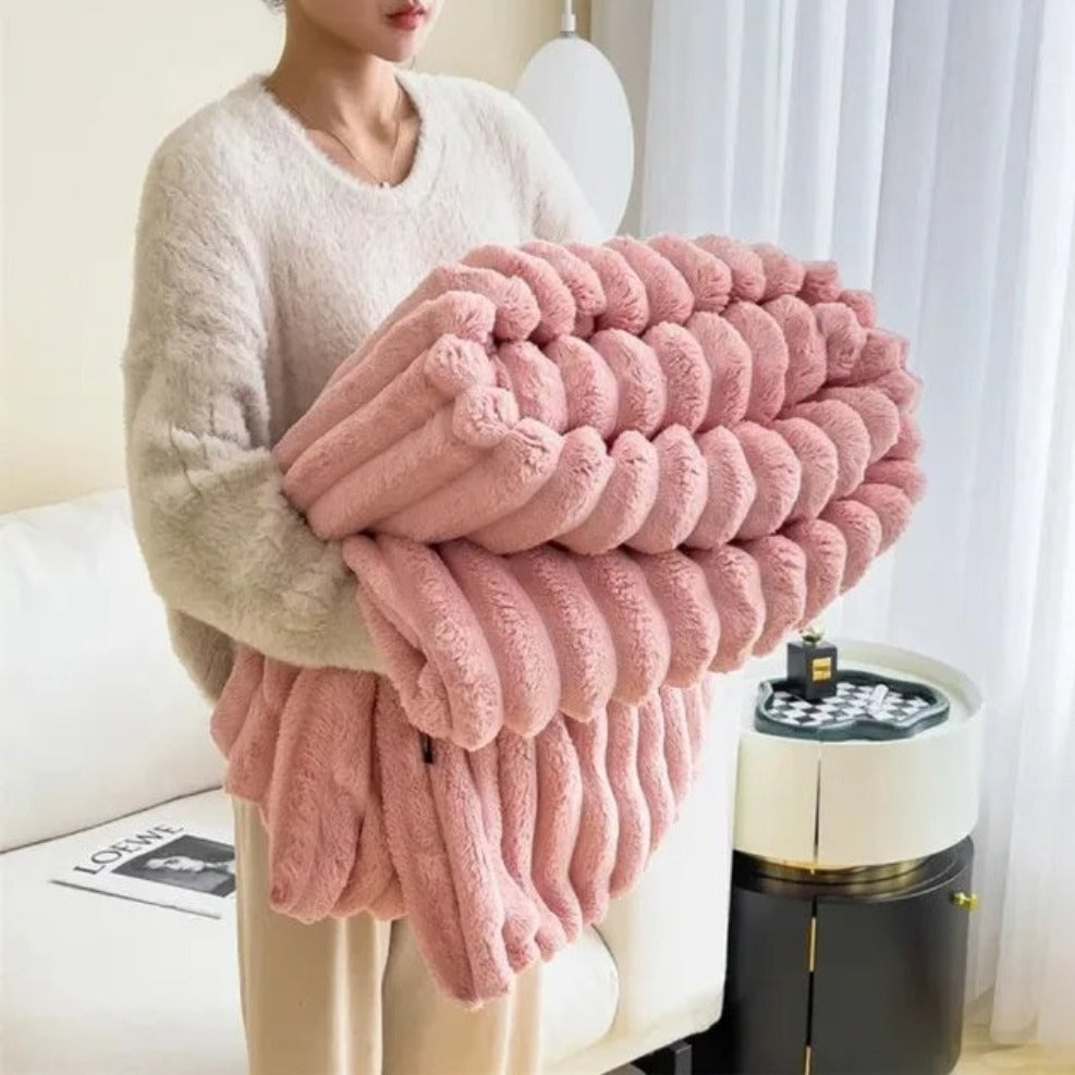 Gemütliche Fleece-Decke für Sofa und Bett – Weich und Pflegeleicht