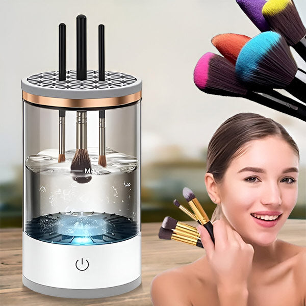 Electric Brush Cleaner for Flawless Makeup Brushes