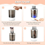 Electric Brush Cleaner for Flawless Makeup Brushes